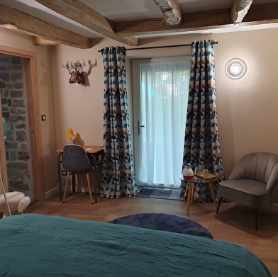 Maison d'hôtes Le Terrier - Chambre Indigo